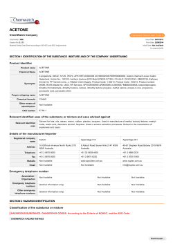 acetone - Media Arts Centre