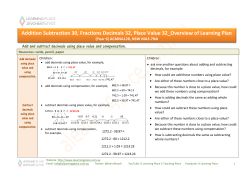 Addition Subtraction 30, Fractions Decimals 32