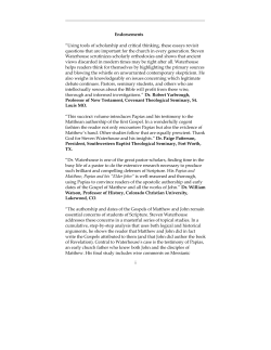 Three Essays Papias - Web Theology by Westcliff Press