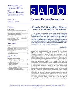 Motion for Relief from Judgment (6.500)