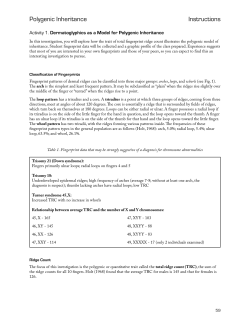 Polygenic Inheritance Instructions