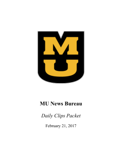 MU News Bureau - University of Missouri