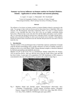 Summer sea breeze influence on human comfort in