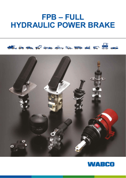 FPB Full Hydraulic Power Brake