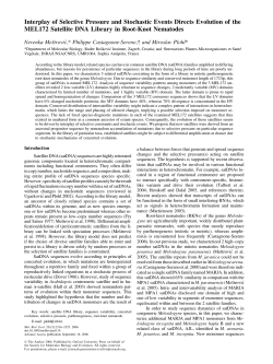 Full Text  - Molecular Biology and Evolution