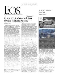 Eruption of Alaska Volcano Breaks Historic Pattern
