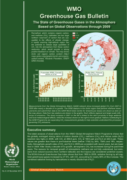 Greenhouse Gas Bulletin No.6