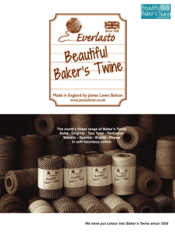 The world`s finest range of Baker`s Twine Solid