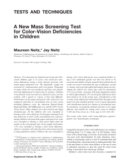A new mass screening test for color-vision deficiencies