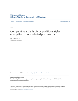 Comparative analysis of compositional styles exemplified in four