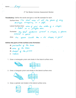 Name 4th Six Weeks Common Assessment Review Vocabulary