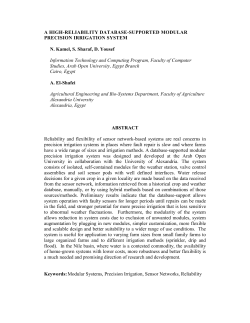 A HIGH-RELIABILITY DATABASE