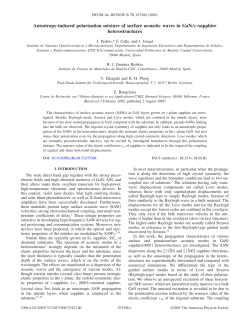 Anisotropy-induced polarization mixture of surface acoustic waves in