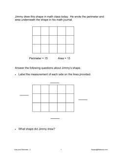 Area Perimeter - 2