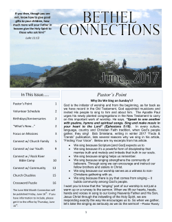 Pastor`s Point - Bethel Evangelical Congregational Church