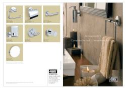 Completes the look. Complements the style. Accessories that