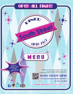 Booths are reserved for parties of 3 or more