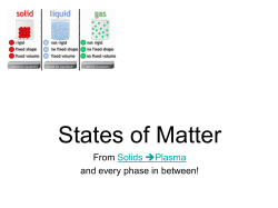 States of Matter