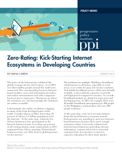 Kick-Starting Internet Ecosystems in Developing Countries