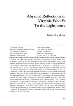 Abysmal Reflections in Virginia Woolf`s To the Lighthouse
