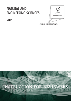 instruction for reviewers