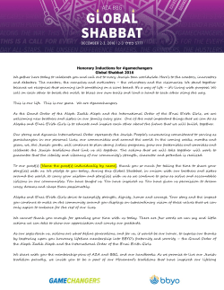 Gamechangers Induction Script