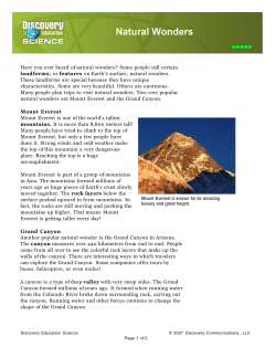 Natural Wonders - Discovery Education