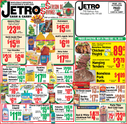 NOV 25 THRU DEC 10, 2015