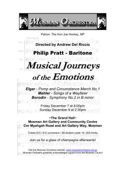 Notes on the Program