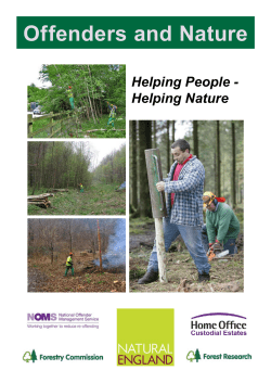 Offenders and Nature - Helping People, Helping Nature