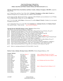 Marriages - Alabama Homing