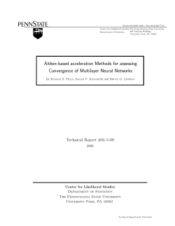 Aitken-based acceleration Methods for assessing Convergence of