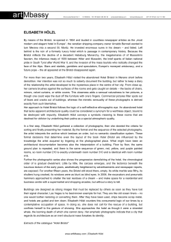 Aurore Reinicke - zur Fotografieserie "Reminiscen