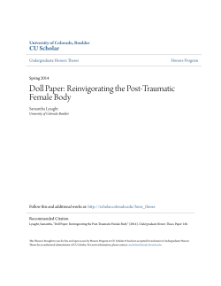 Doll Paper: Reinvigorating the Post-Traumatic Female