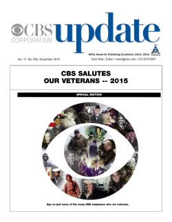 cbs salutes our veterans -- 2015