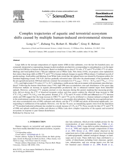 Complex trajectories of aquatic and terrestrial