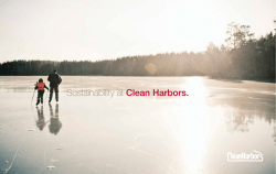 Sustainability at Clean Harbors.