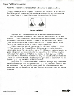 Grade 7 Writing Intervention