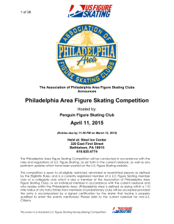 Philadelphia Area Figure Skating Competition