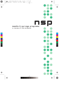 Needle and Syringe Program: A review of the
