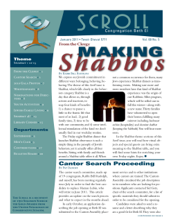 1101 January 11 Scro.. - Congregation Beth El of Montgomery County
