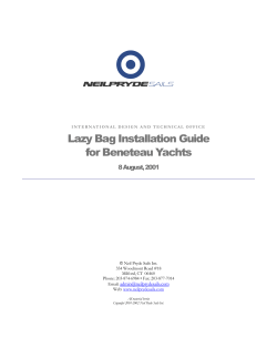 lazy bag - Neil Pryde Sails