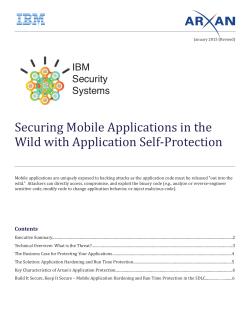 Securing Mobile Applications in the Wild with Application Self