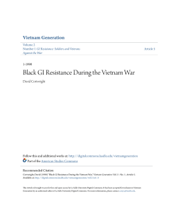 Black GI Resistance During the Vietnam War