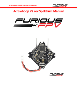 ACROWHOOP V2 Flight Controller for Spektrum