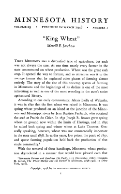 King Wheat. - Collections - Minnesota Historical Society
