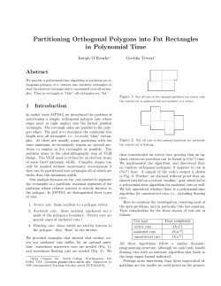 Partitioning Orthogonal Polygons into Fat Rectangles in Polynomial