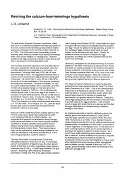 Sandpipers and lemming bones