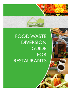 food waste diversion guide for restaurants