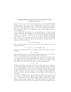Checking Lusztig`s conjecture around the Steinberg weight Geordie